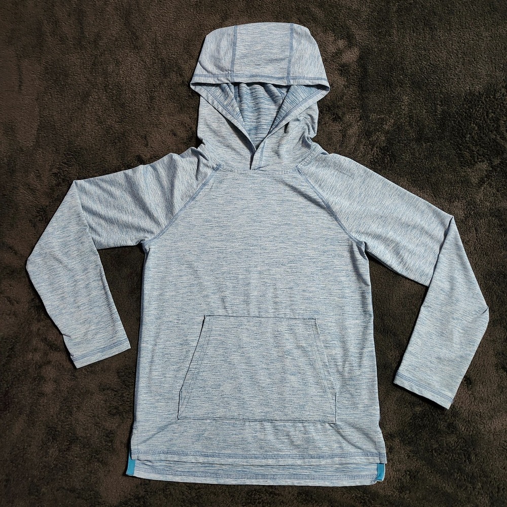 All In Motion Teal Sweater Girls Size S (6-7) Hooded